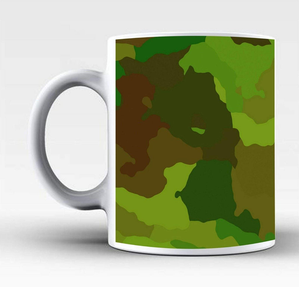 New Perfect Ideal Tea Coffee Mug Gift Present Camouflage Army Print Drink Glass