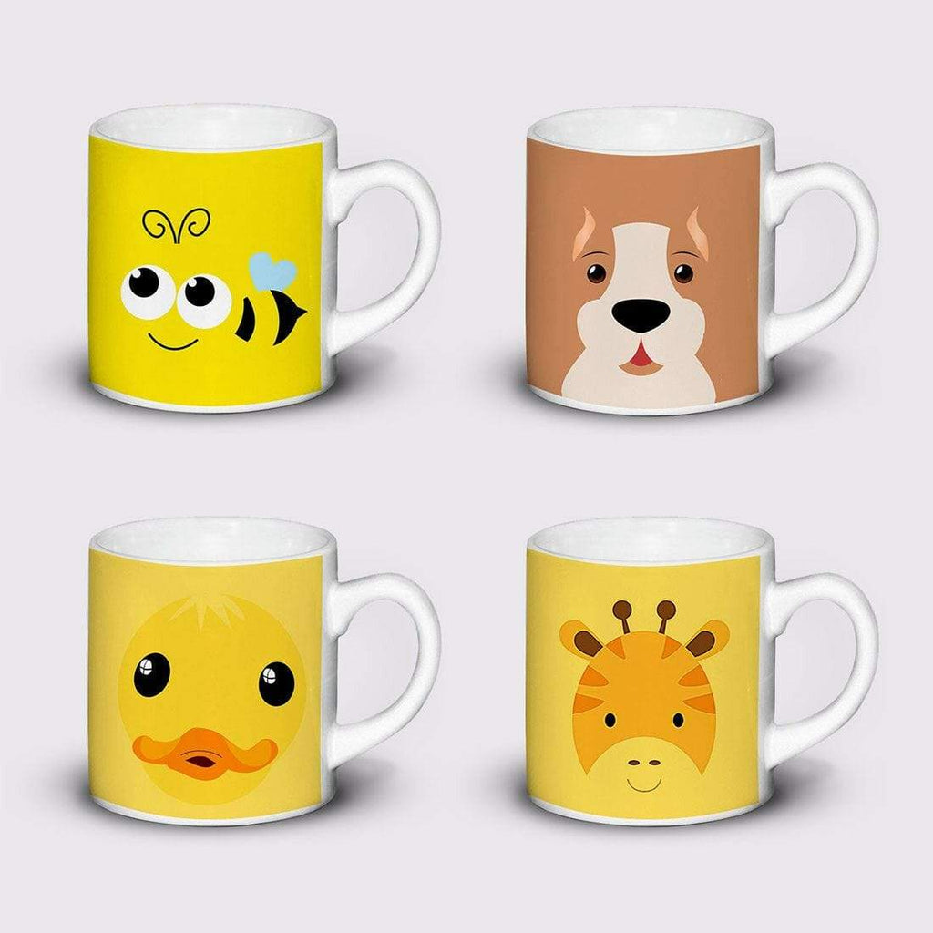 Animal Cute Tea Coffee Drink 6OZ Mug For Kids Children Cup Gift Bee Dog Duck