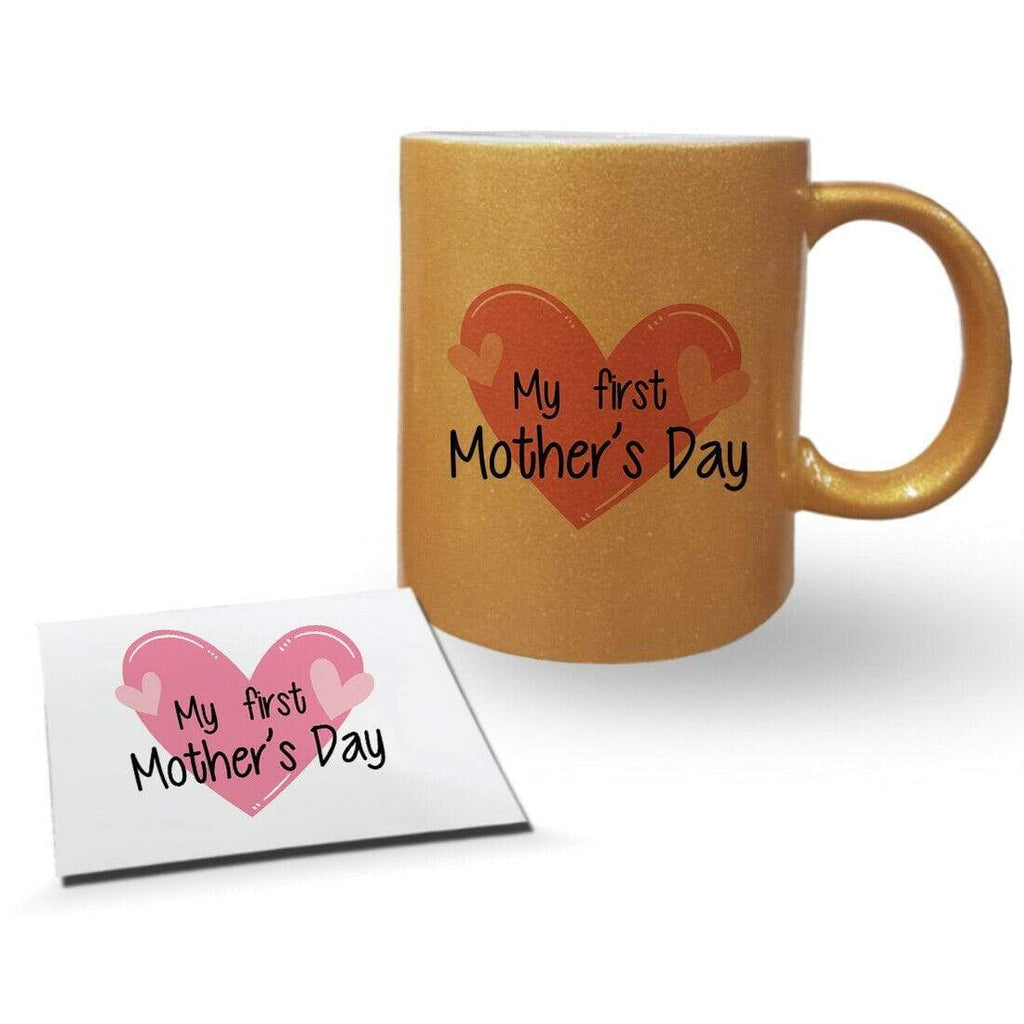 My First Mother's Day Mug Cup Coffee Tea Gift With Or Without A Coaster Set D2