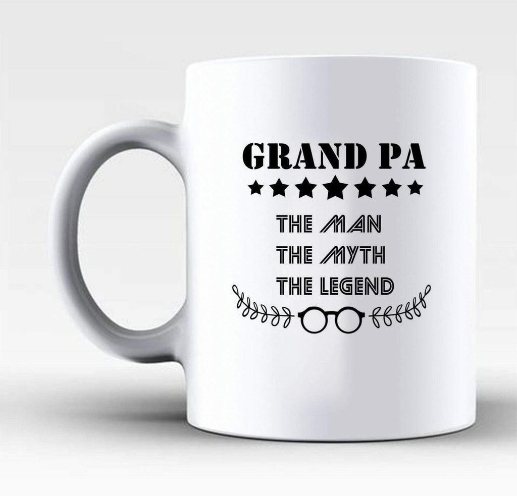 The Best Grandad Ever Glass Mug Cup Gift For A Special Dad Grandpa Daddy D3