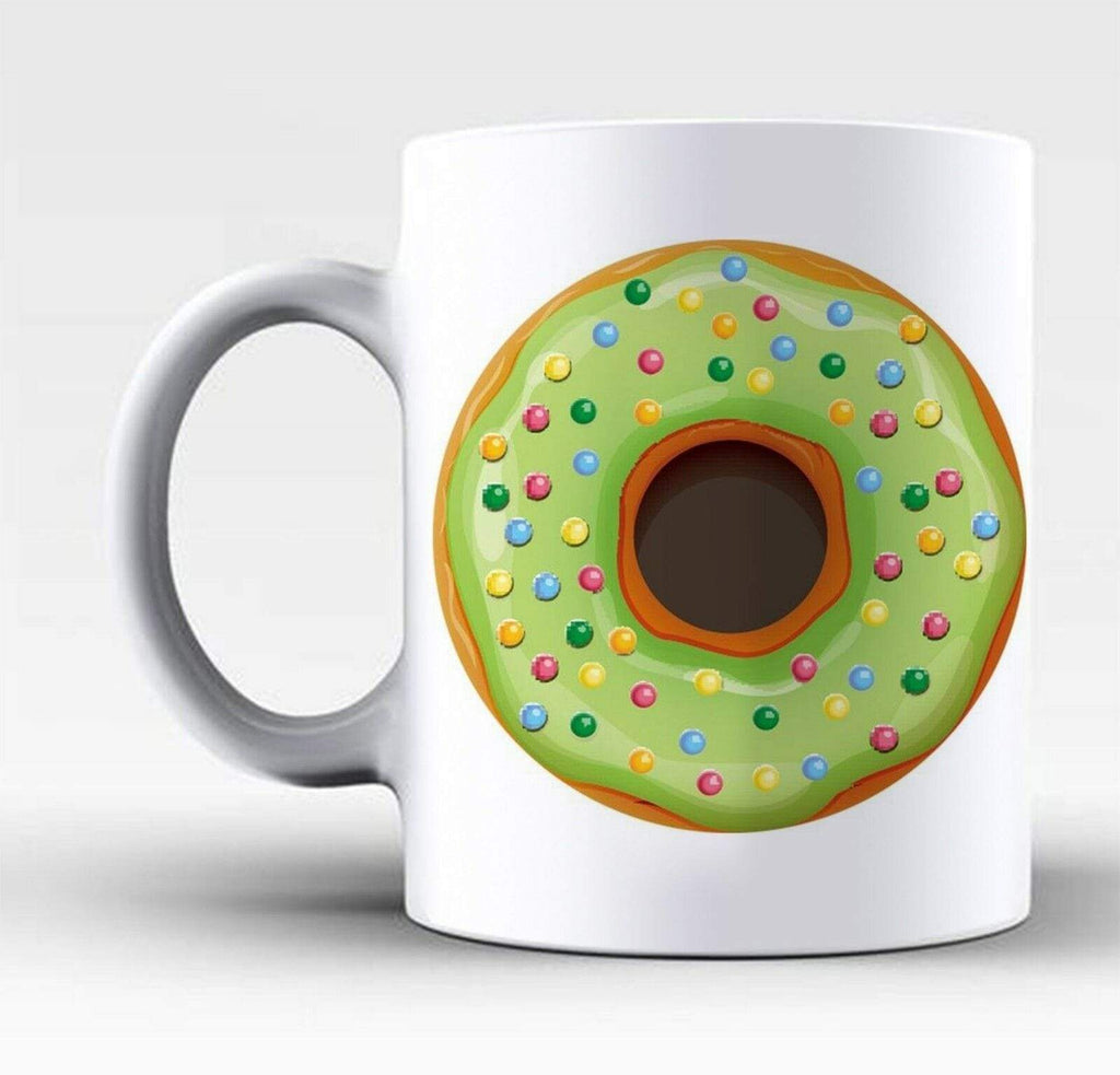 New Perfect Ideal Tea Coffee Mug Gift Present Sweet Doughnut Print Drink Glass 3