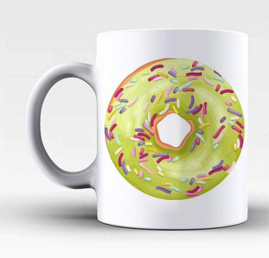 New Perfect Ideal Tea Coffee Mug Gift Present Sweet Doughnut Print Drink Glass 3