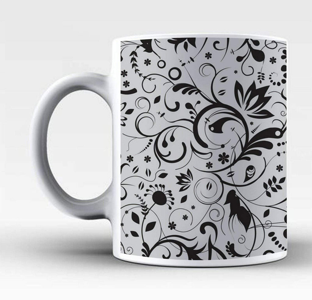 New Perfect Ideal Tea Coffee Mug Gift Present Floral Print Design Drink Glass 1