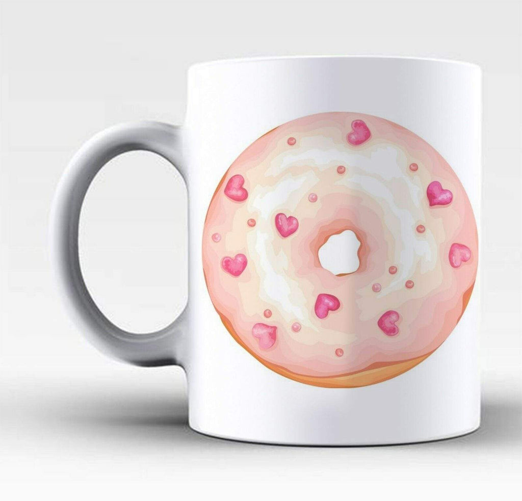 New Perfect Ideal Tea Coffee Mug Gift Present Sweet Doughnut Print Drink Glass 1