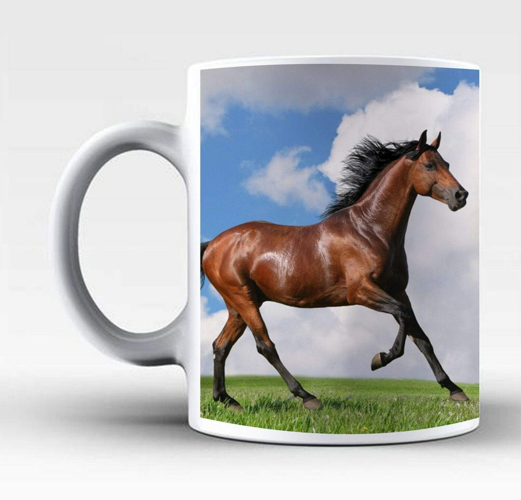 New Ideal Tea Coffee Mug Perfect Gift Present Animal Horse Lovers Drink Glass