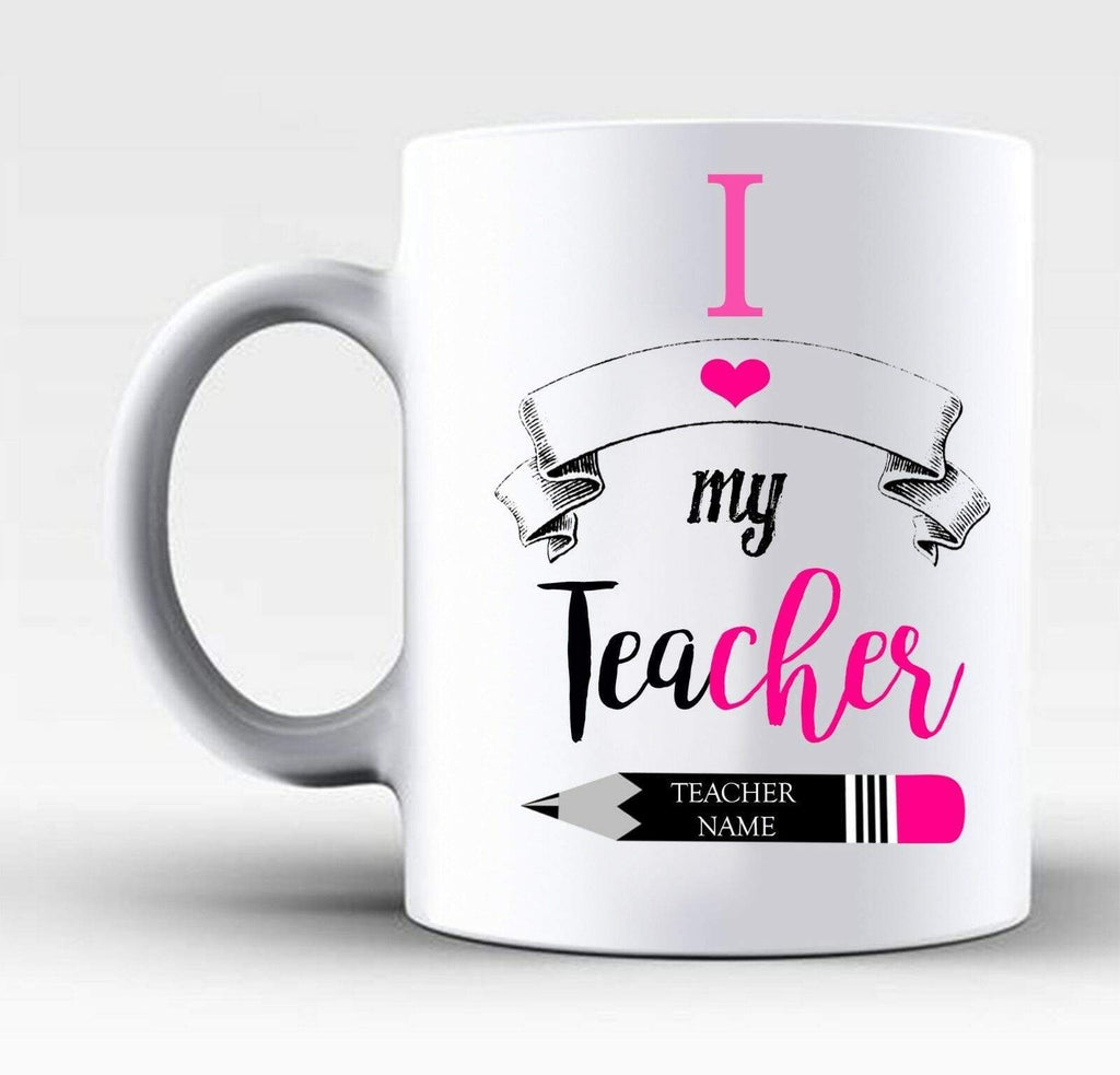 Personalised Best Teacher Mug Cup Gift Retiring Thank You Present From Pupil