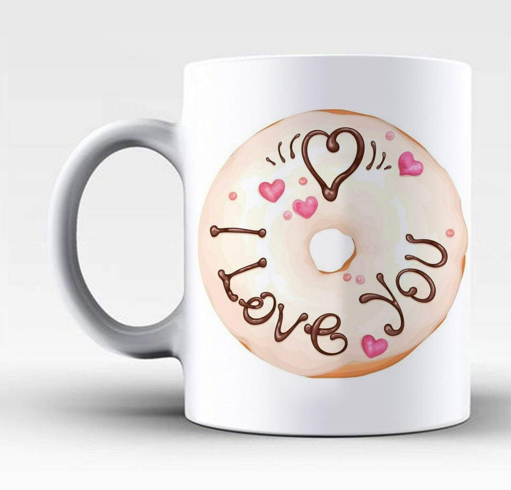 New Perfect Ideal Tea Coffee Mug Gift Present Sweet Doughnut Print Drink Glass 1