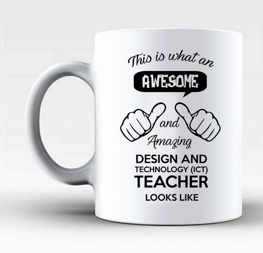 This Is What An Awesome Music PE Art & Design Teacher Looks Like Mugs Gift