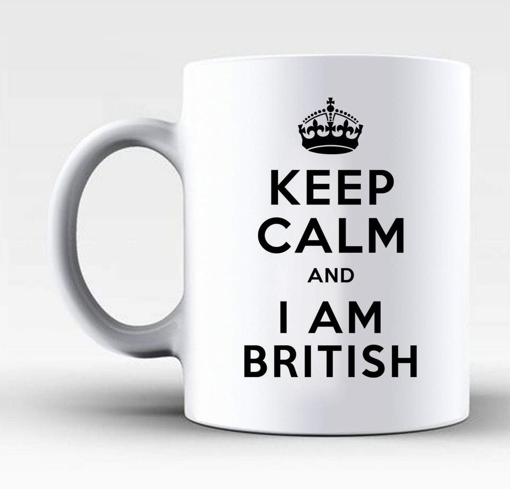 Keep Calm I'm British I'm A Doctor Boss Funny Drink Glass Mugs Gift Present