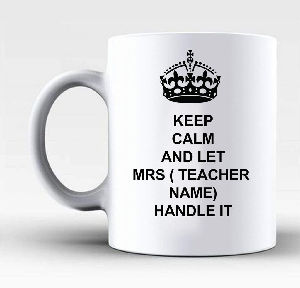 Personalised Best Teacher Mug Cup Gift Retiring Thank You Present From Pupil