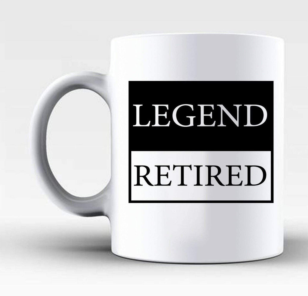 The Legend Has Retired Retirement Mug Cup Gift Thank You Present New Designs 2