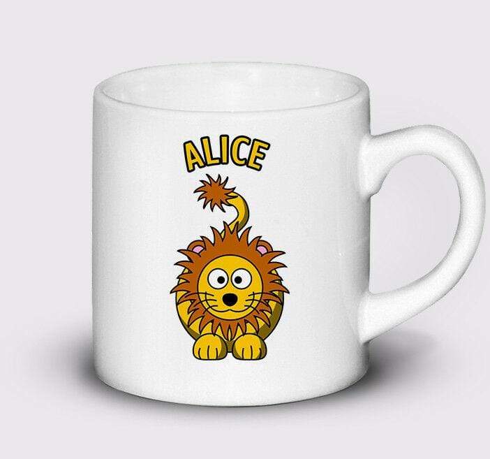 Personalised Animal Cute Tea Coffee Drink 6OZ Mug For Kids Children Cup Gift New