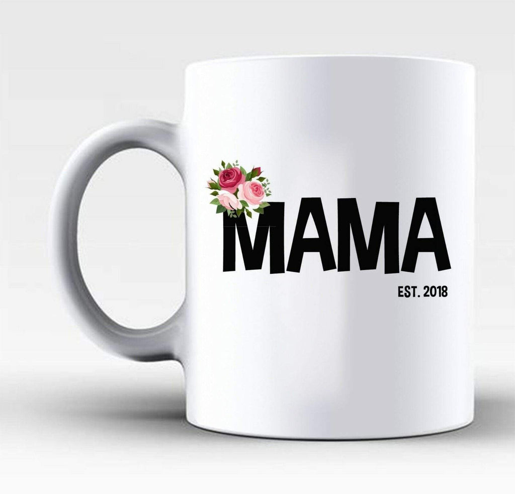 New Baba Mama 2018 Mummy Daddy Dad Mum Mugs Coffee Tea Glass Gift Present