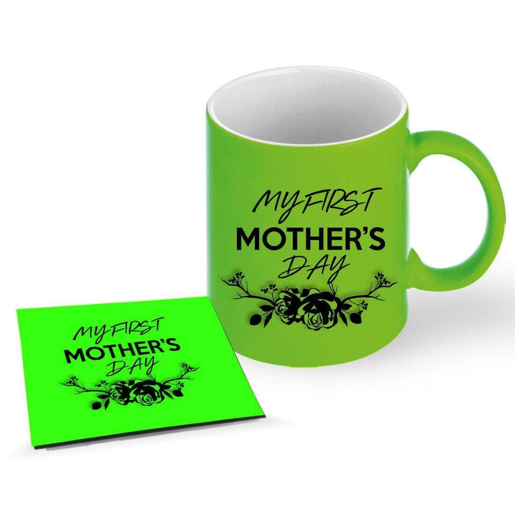 My First Mother's Day Mug Cup Coffee Tea Gift With Or Without A Coaster