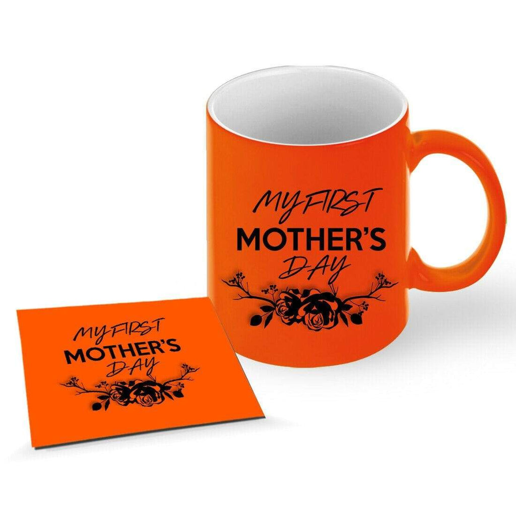 My First Mother's Day Mug Cup Coffee Tea Gift With Or Without A Coaster