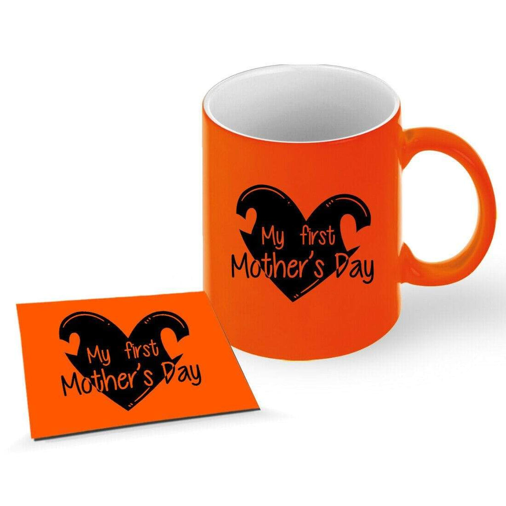 My First Mother's Day Mug Cup Coffee Tea Gift With Or Without A Coaster Set D2