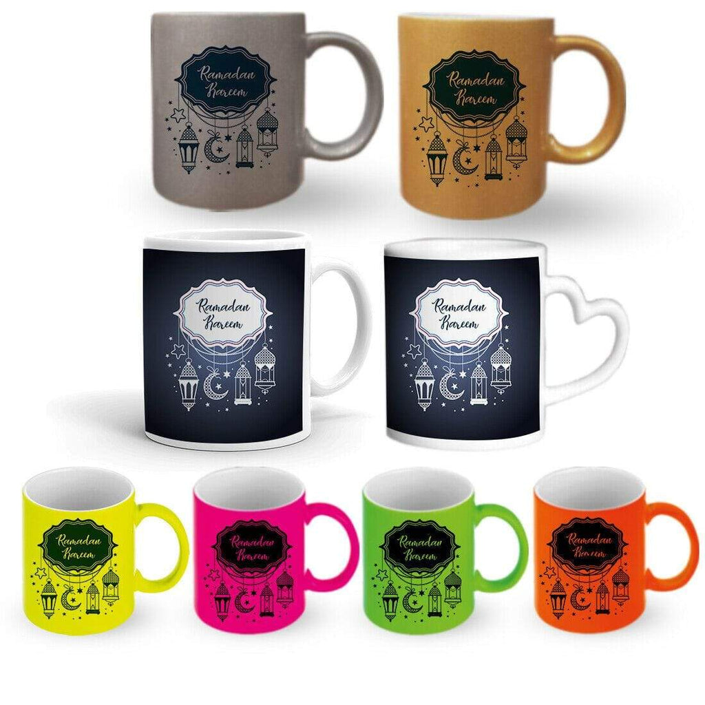 Ramadan Kareem Gift Present Mug Glass Cup Gift With Or Without A Coaster Set D2