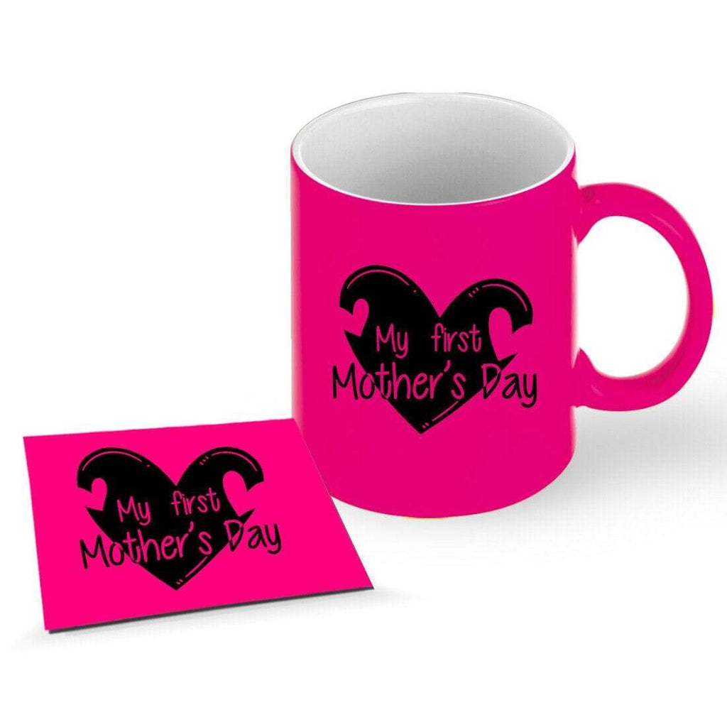 My First Mother's Day Mug Cup Coffee Tea Gift With Or Without A Coaster Set D2