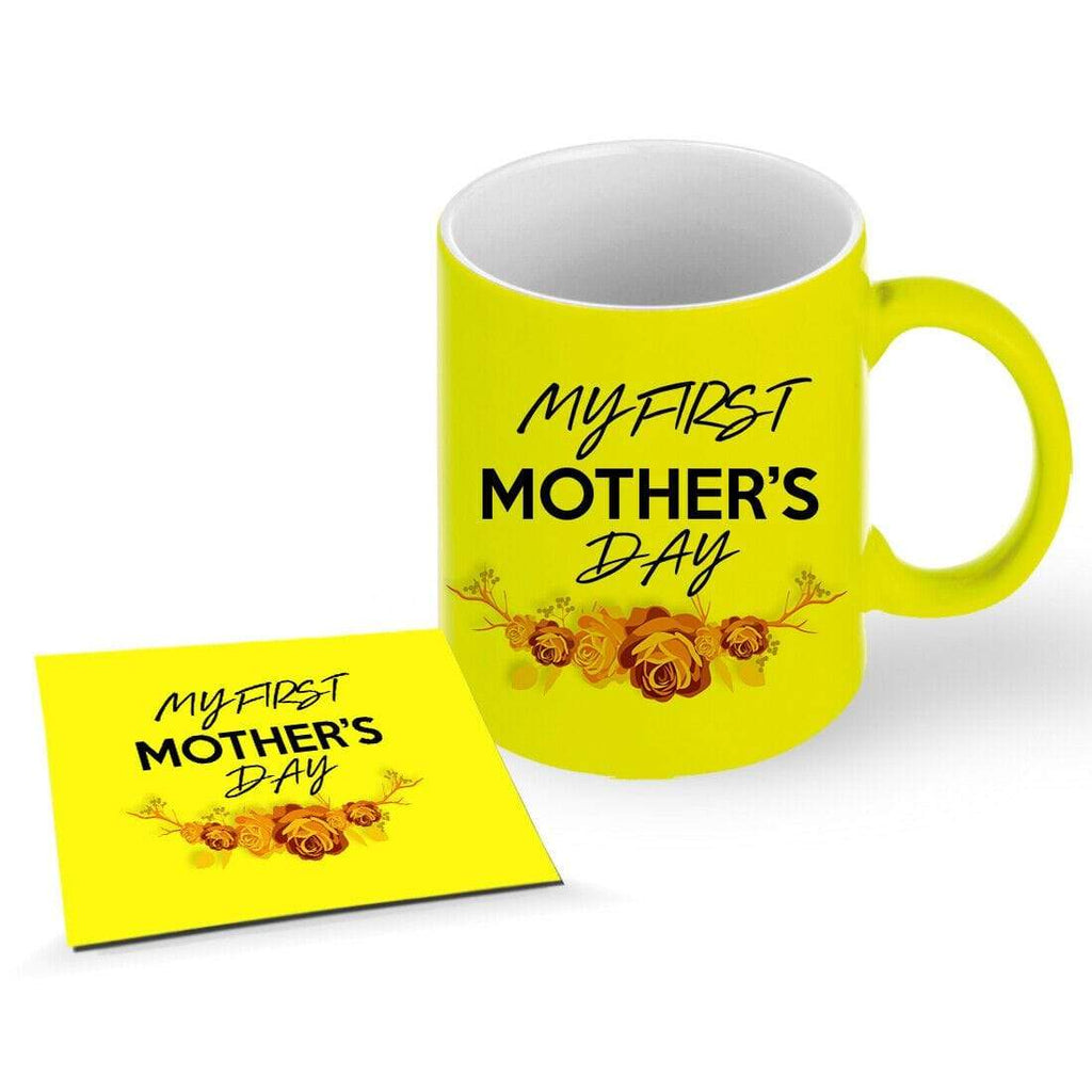 My First Mother's Day Mug Cup Coffee Tea Gift With Or Without A Coaster