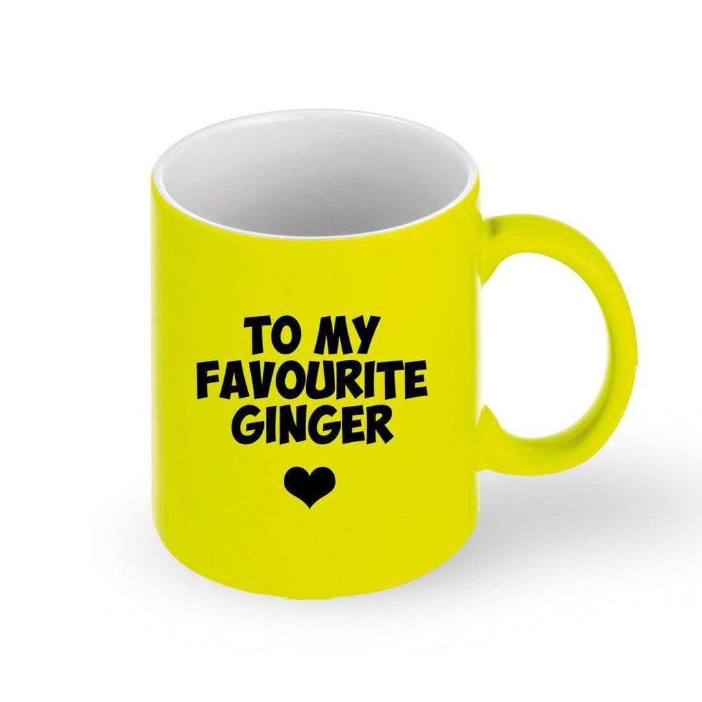 To My Favourite Ginger Jokes Neon Drink Cup Glass Coffee Tea Mug Gift Present