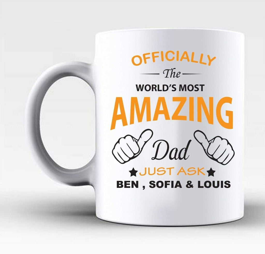 Personalised Name Fathers Day Mug Cup Tea Coffee Gift For A Special Dad Daddy