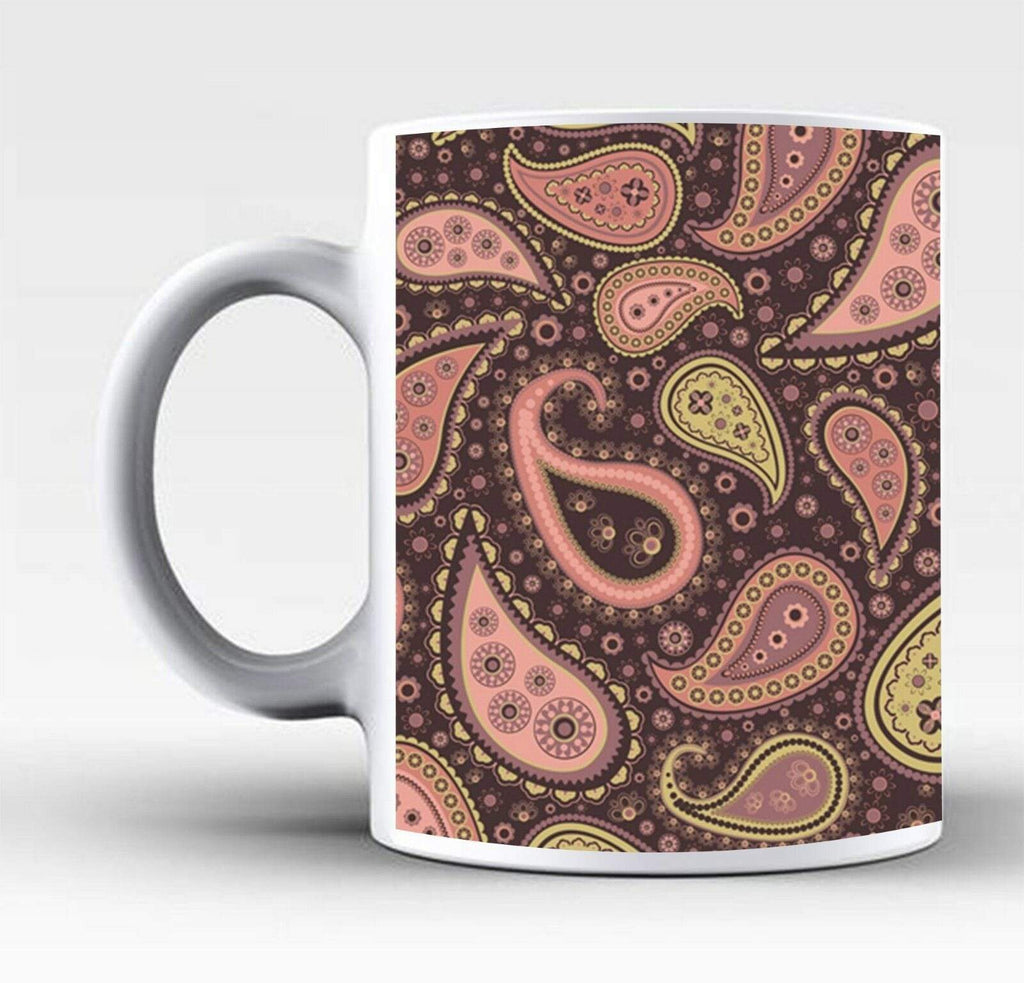 New Ideal Tea Coffee Mug Perfect Gift Present Paisley Aztec Print Drink Glass 1