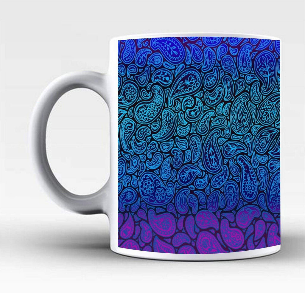 New Ideal Tea Coffee Mug Perfect Gift Present Paisley Aztec Print Drink Glass 1