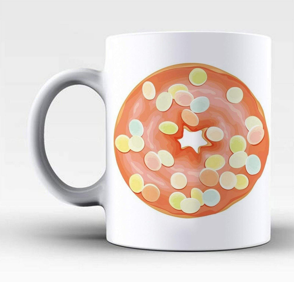 New Perfect Ideal Tea Coffee Mug Gift Present Sweet Doughnut Print Drink Glass 3