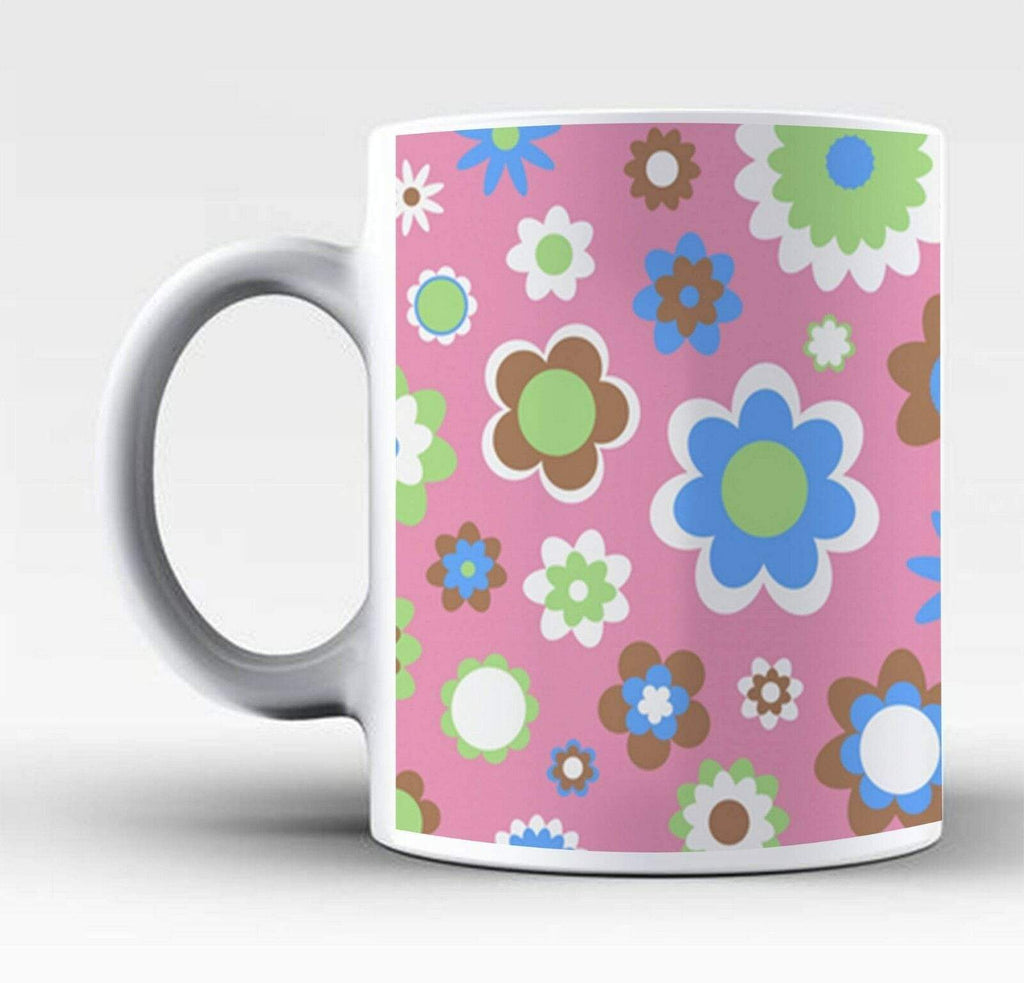 New Perfect Ideal Tea Coffee Mug Gift Present Floral Print Design Drink Glass 2