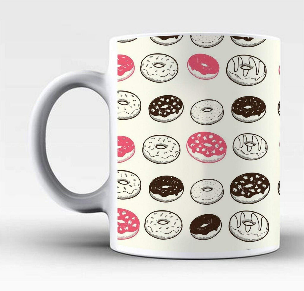 New Perfect Ideal Tea Coffee Mug Gift Present Sweet Doughnut Print Drink Glass 2