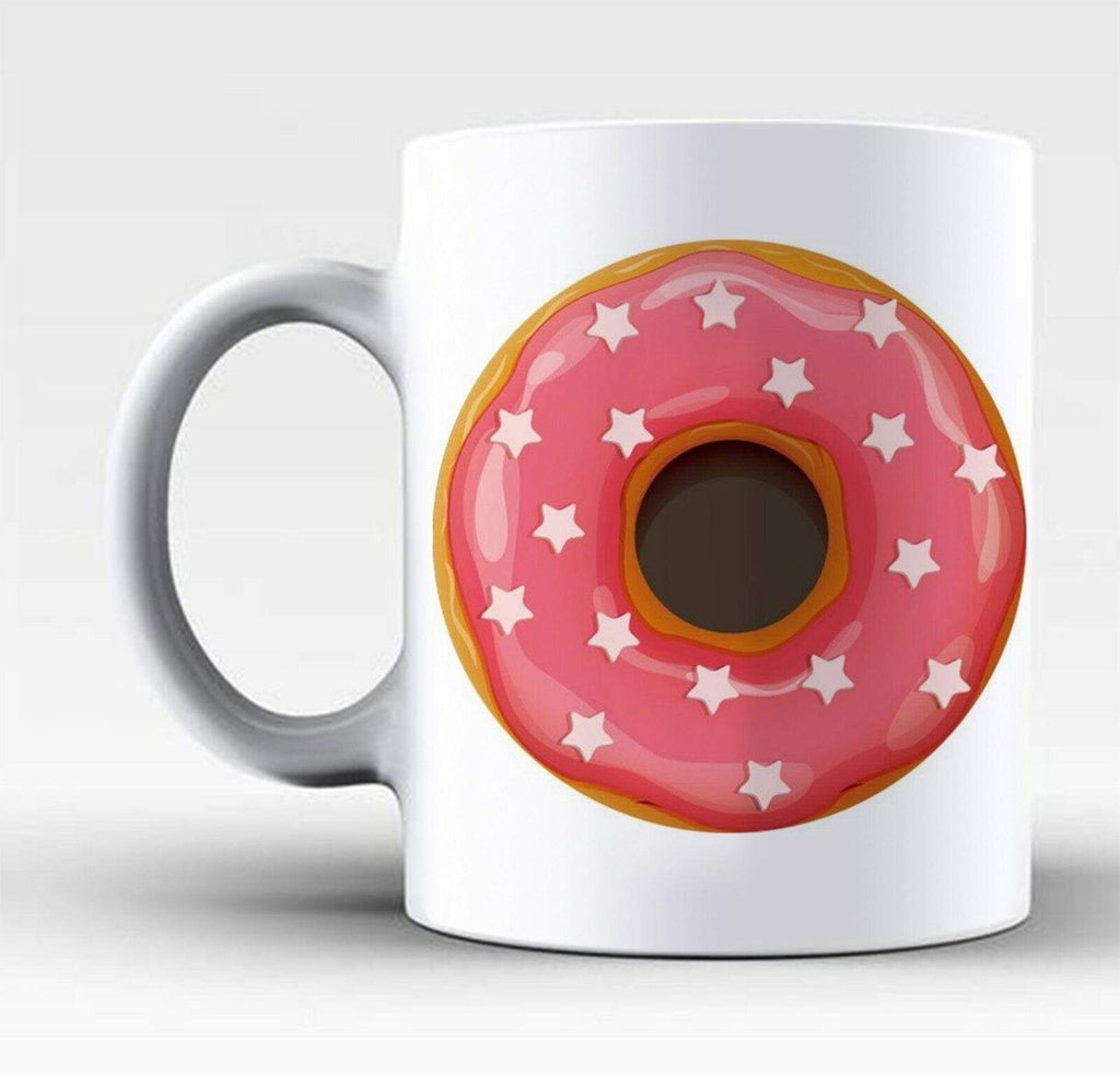 New Perfect Ideal Tea Coffee Mug Gift Present Sweet Doughnut Print Drink Glass 3