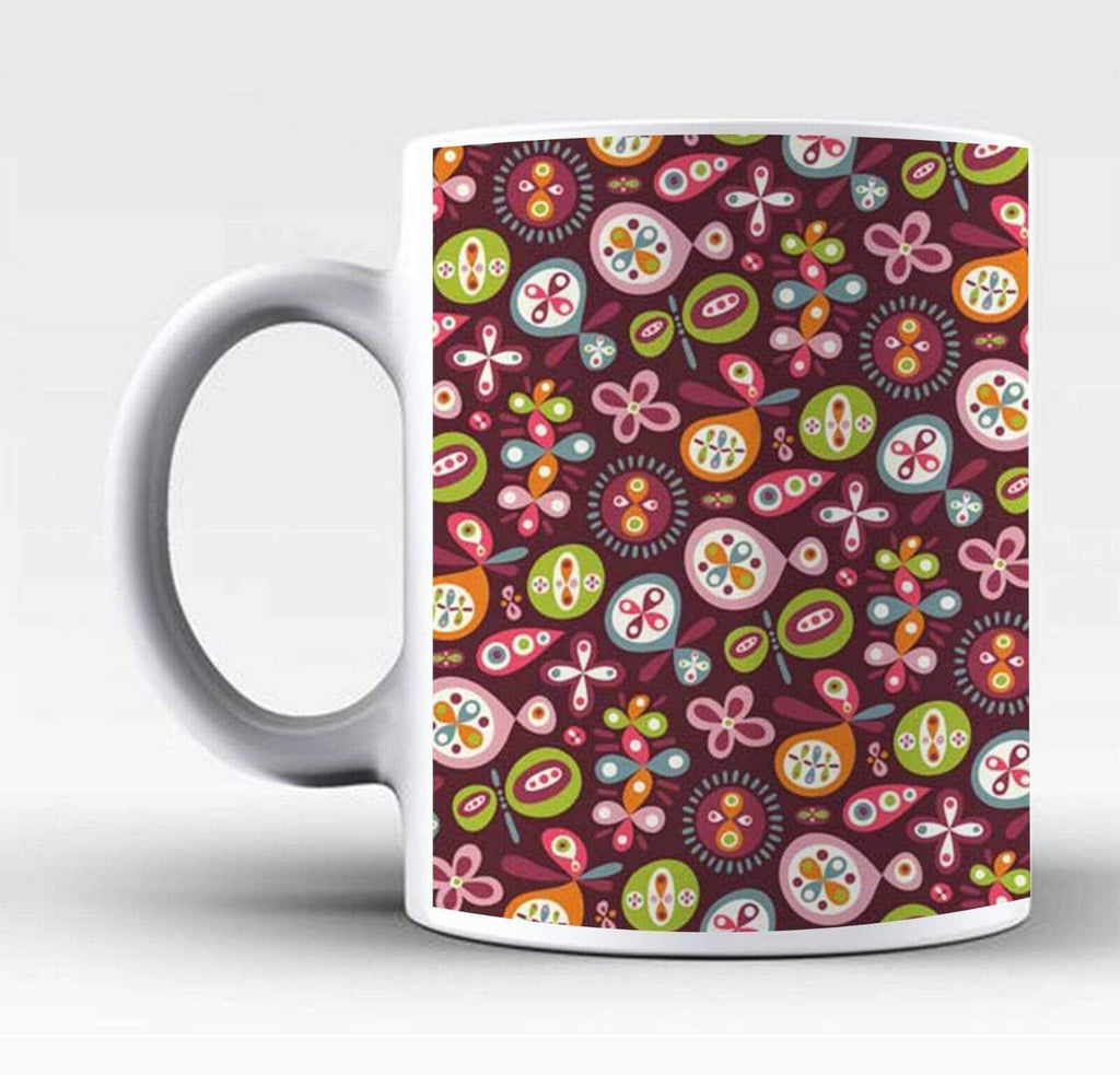 New Perfect Ideal Tea Coffee Mug Gift Present Floral Print Design Drink Glass 1