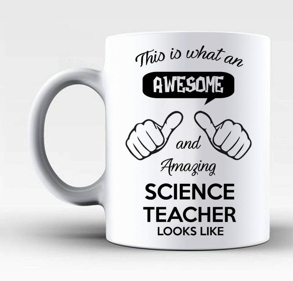 This Is What An Awesome Science Maths English Teacher Looks Like Mugs Gift