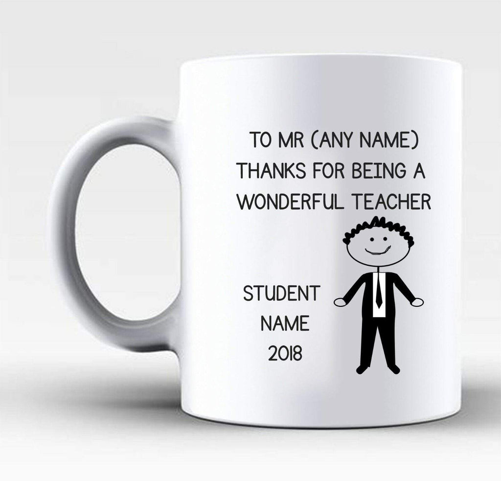 Personalised Best Teacher Mug Cup Gift Retiring Thank You Present From Pupil