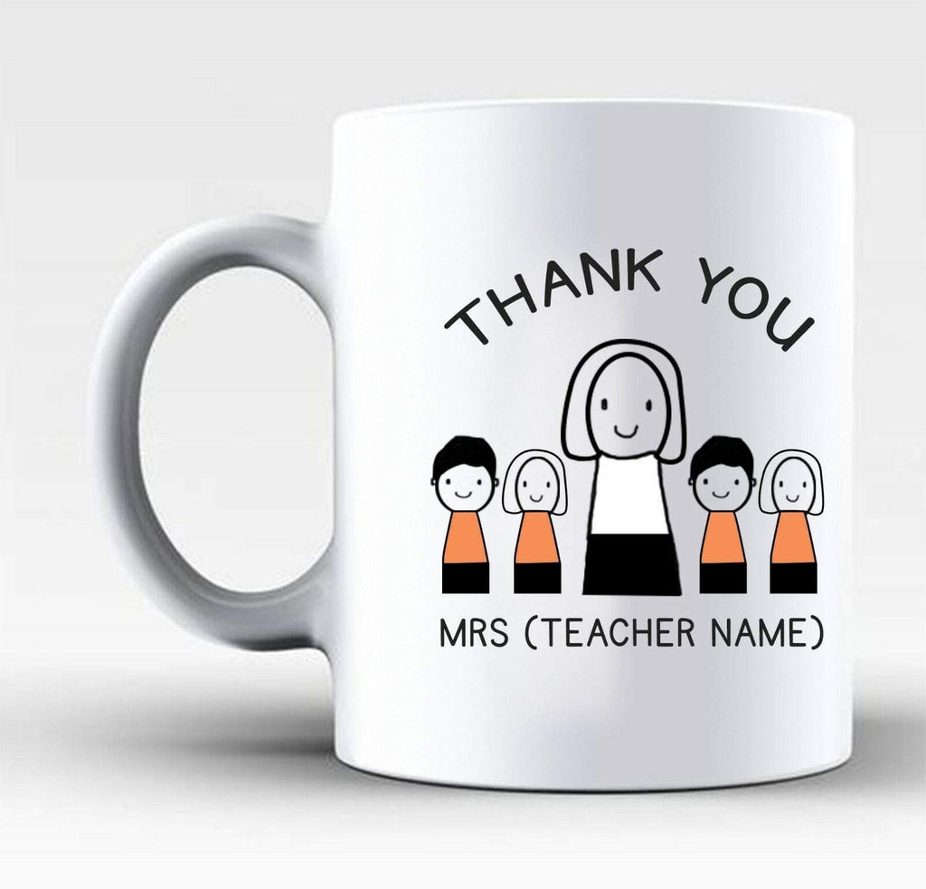 Personalised Best Teacher Mug Cup Gift Retiring Thank You Present From Pupil