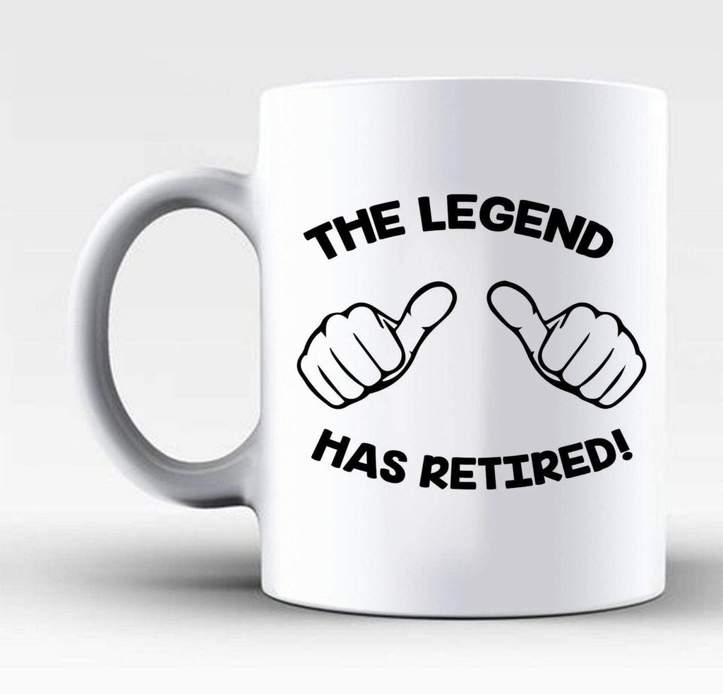 The Legend Has Retired Retirement Mug Cup Gift Thank You Present