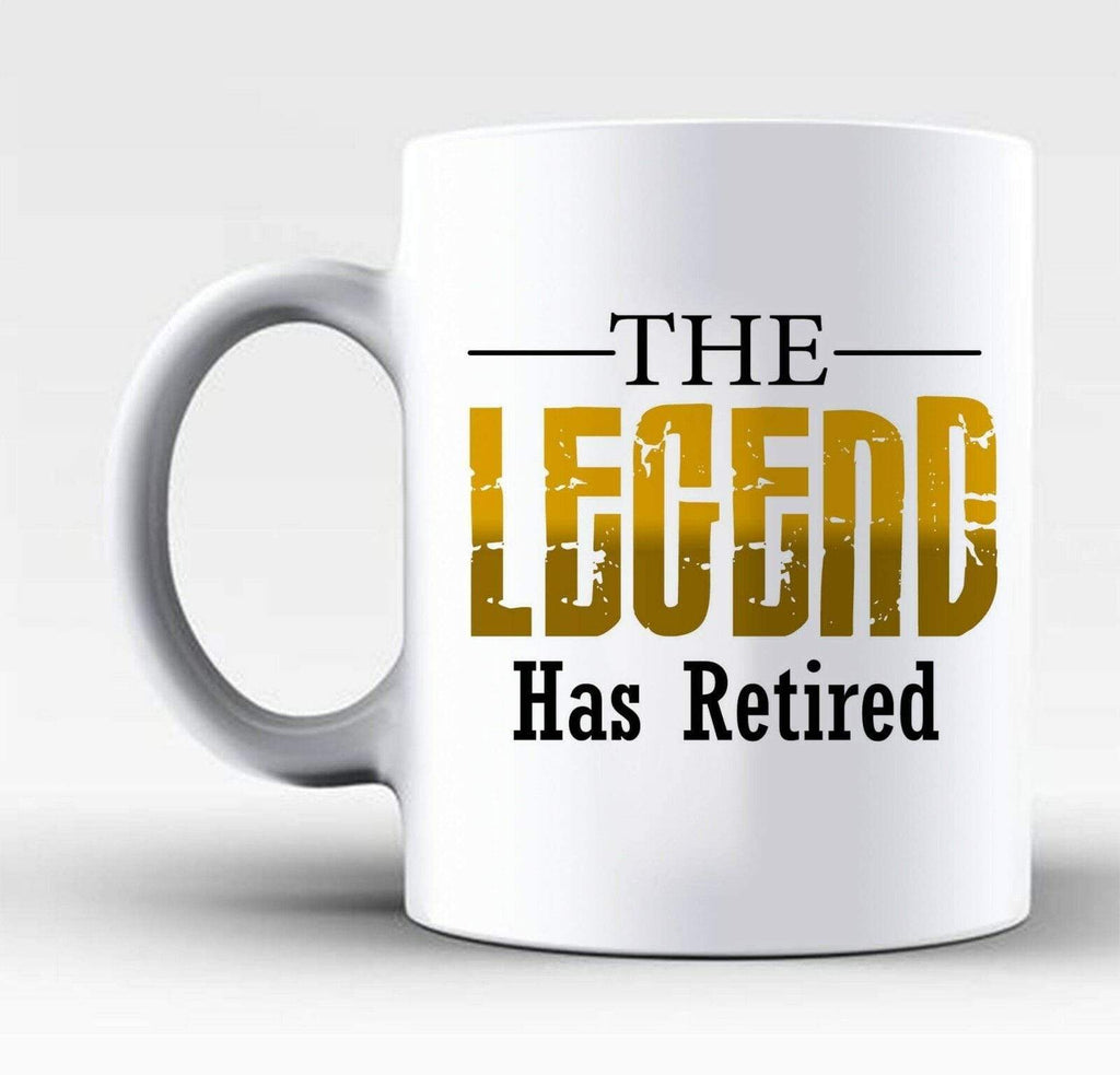 The Legend Has Retired Retirement Mug Cup Gift Thank You Present New Designs 2