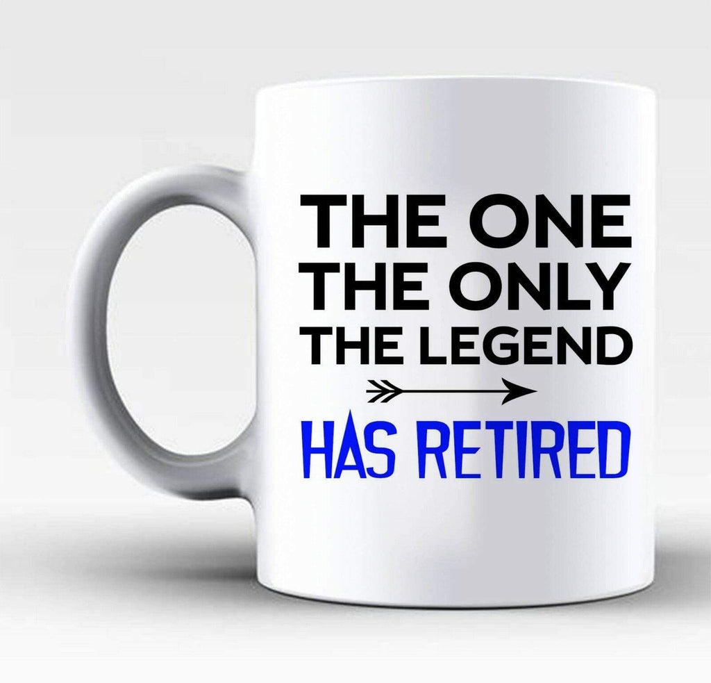 The Legend Has Retired Retirement Mug Cup Gift Thank You Present