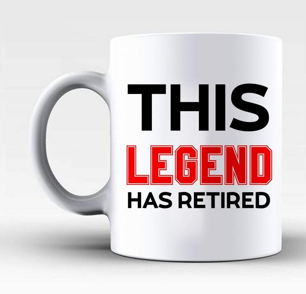 The Legend Has Retired Retirement Mug Cup Gift Thank You Present