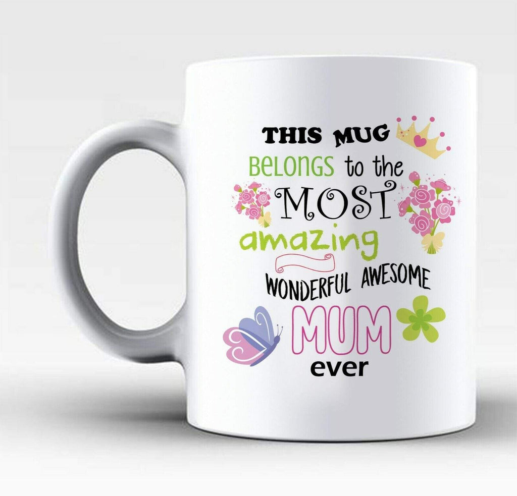 Coolest Mum Special Mum Happy Mothers Day Gift Present Glass Coffee Tea Mugs D2