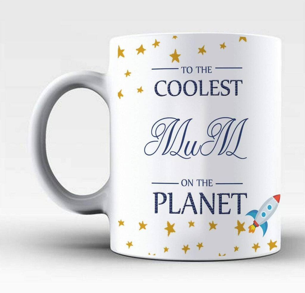 Coolest Mum Special Mum Happy Mothers Day Gift Present Glass Coffee Tea Mugs D1