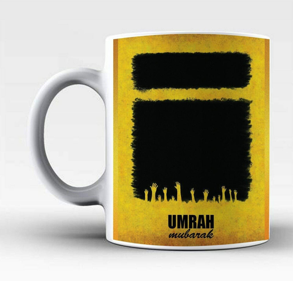 Umrah Mubarak Islamic Muslim Drink Cup Glass Coffee Tea Mug Gift Present NEW D3