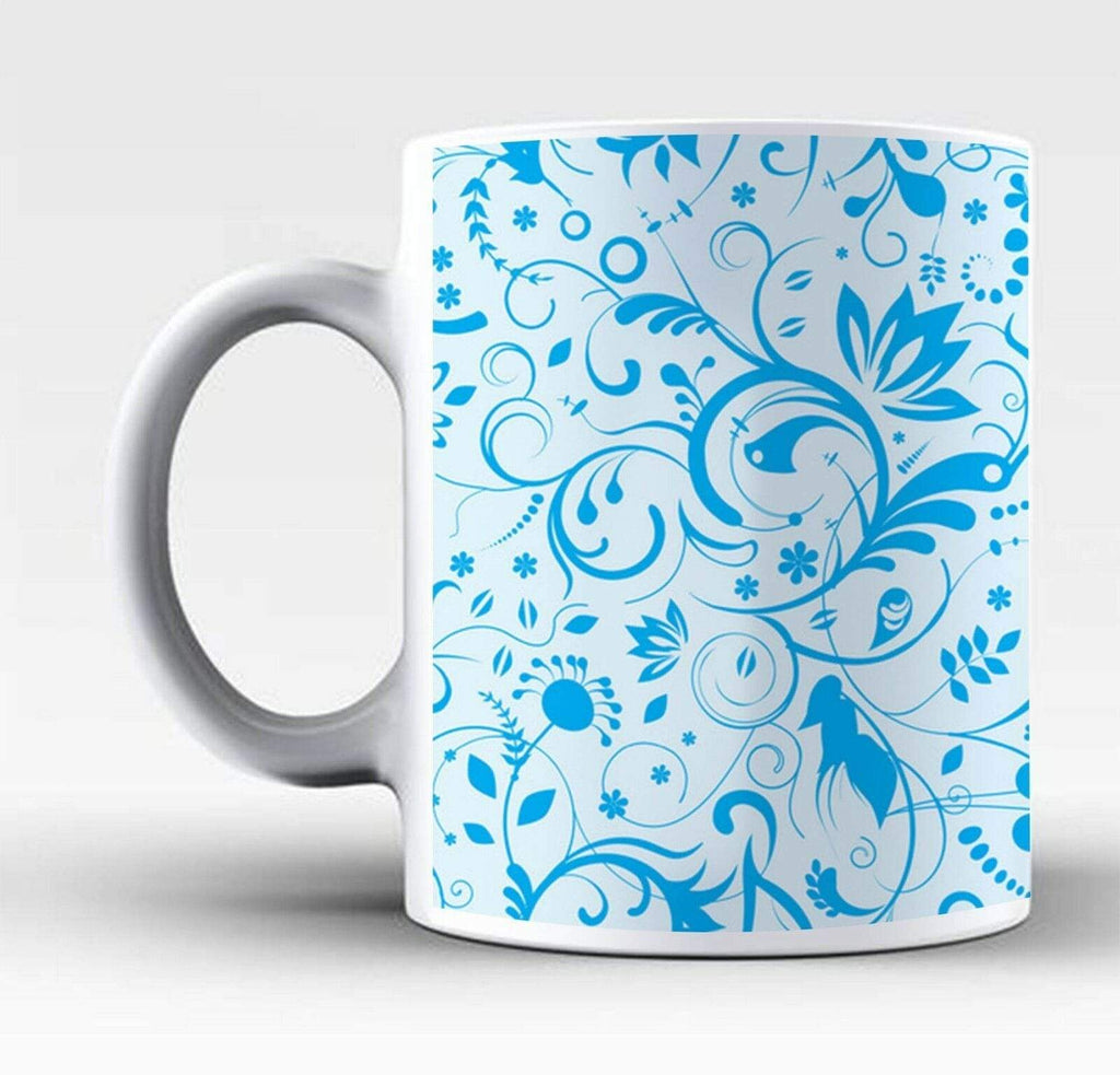 New Perfect Ideal Tea Coffee Mug Gift Present Floral Print Design Drink Glass 1