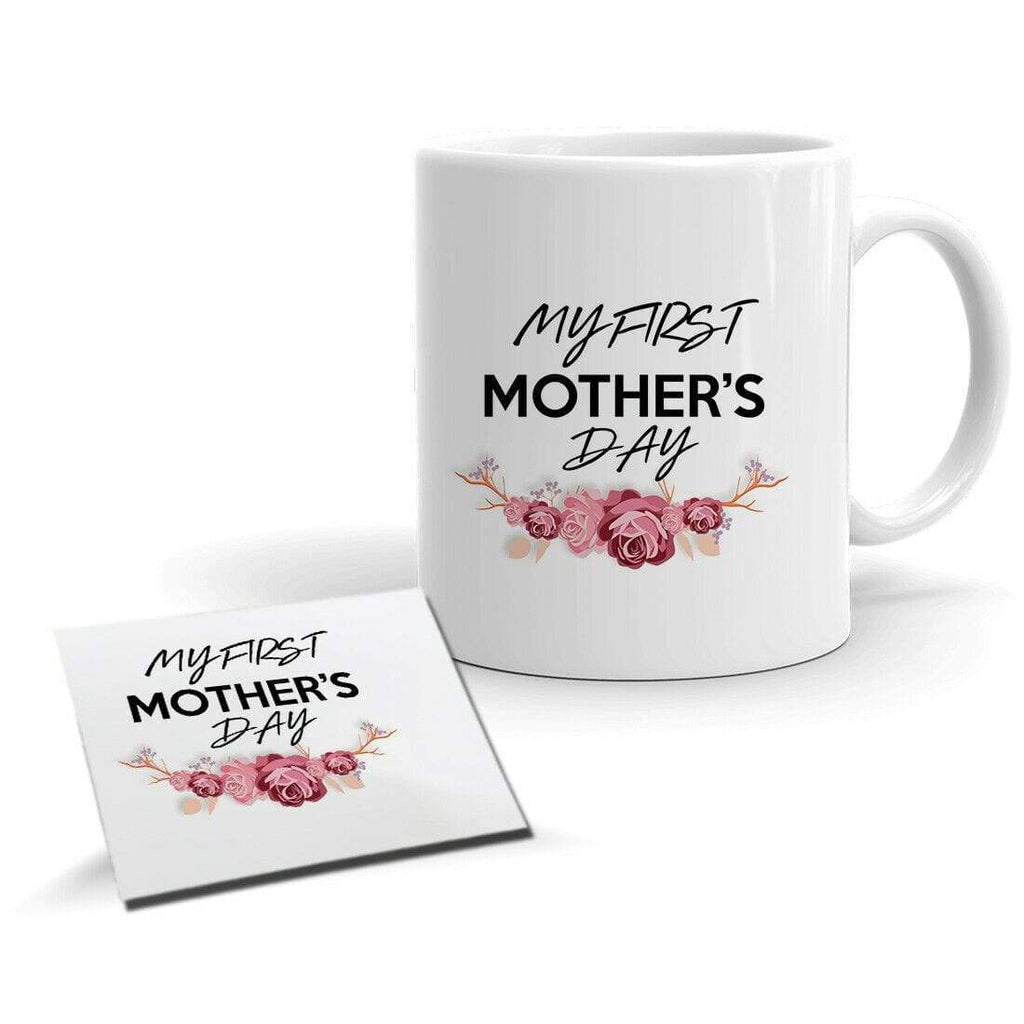 My First Mother's Day Mug Cup Coffee Tea Gift With Or Without A Coaster