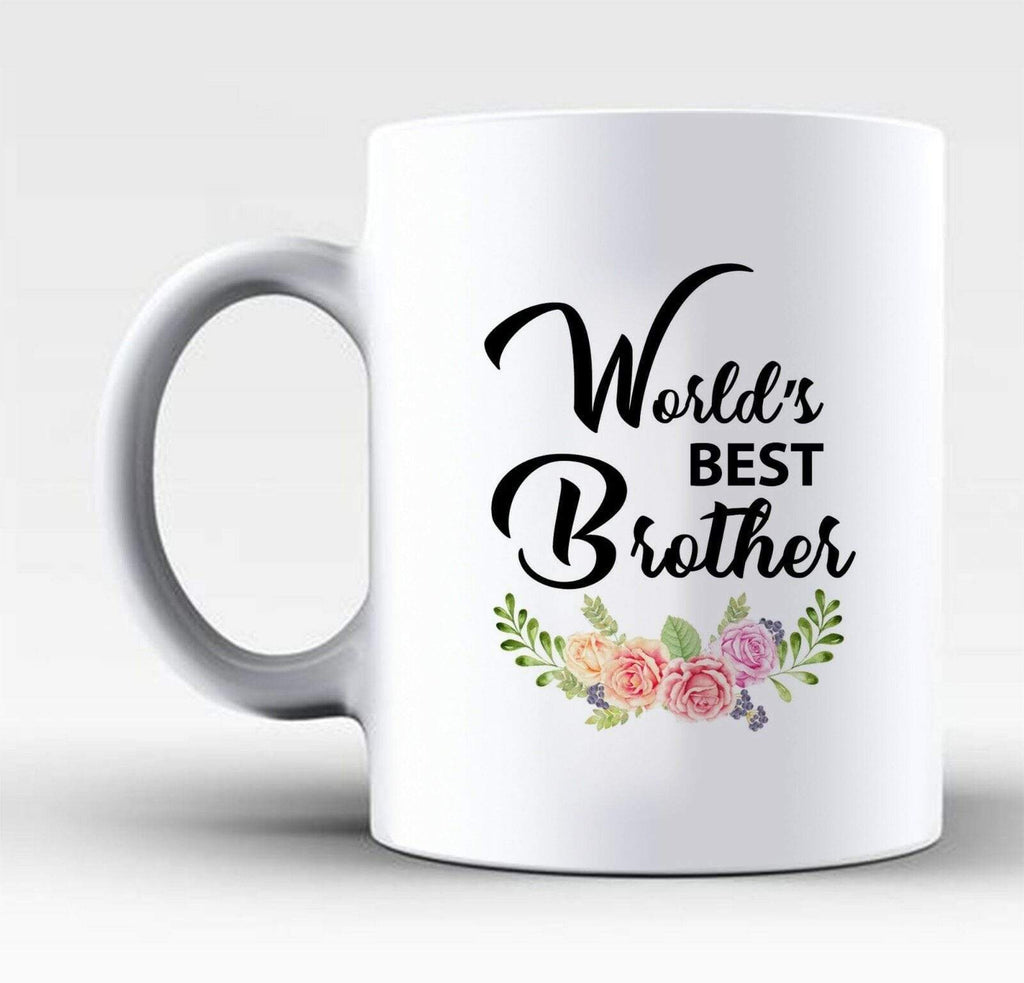 World's Best Brother Sister Mug Siblings Family Coffee Tea Glass Gift Present