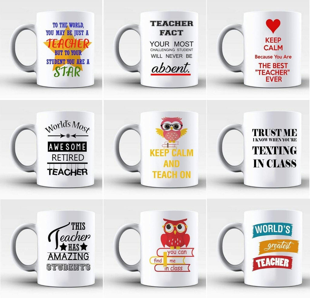 Perfect Funny Best Teacher Mugs Gift Retiring Present Student Pupil Staff Friend