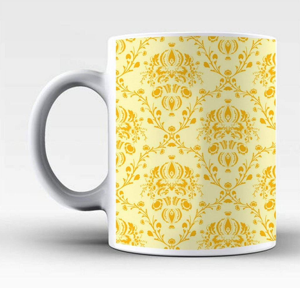 Ideal Tea Coffee Mug Perfect Gift Present Vintage Wallpaper Print Drink Glass