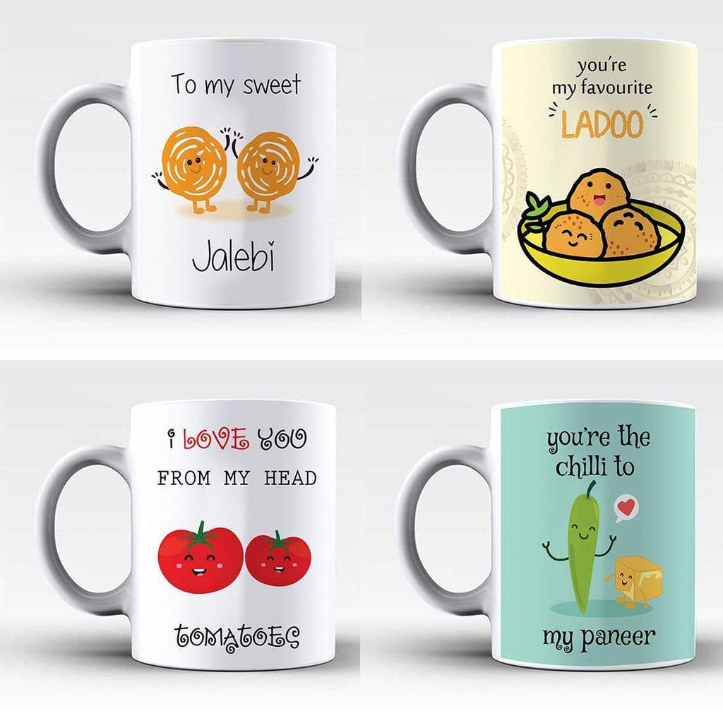 Valentines Day Funny Cute Asian Humour Glass Mugs D2