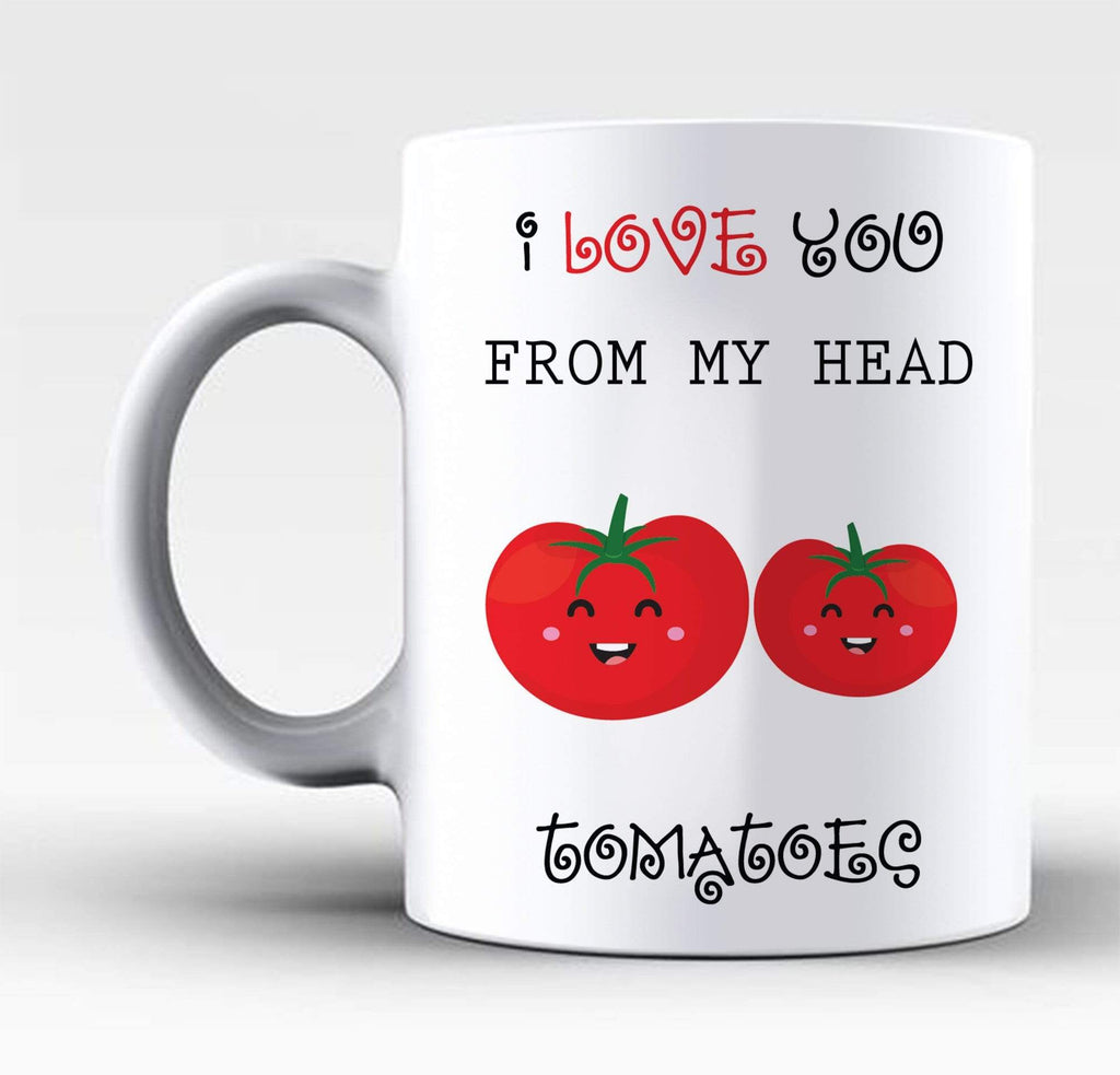 Valentines Day Funny Cute Asian Humour Glass Mugs D2