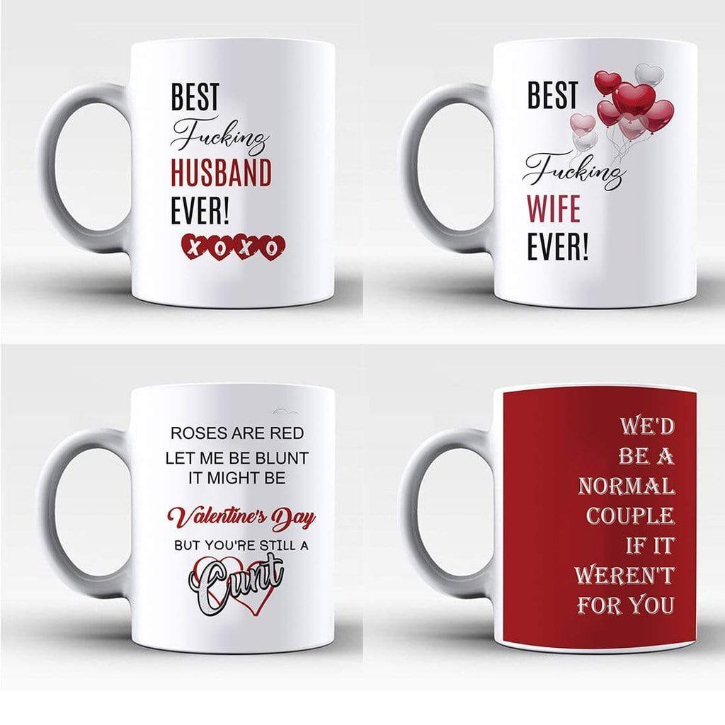 Funny Rude Romantic Valentines Day Mugs
